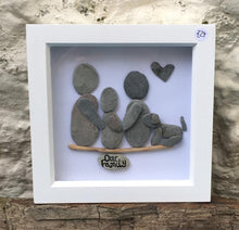 Rosey Reed Medium (18cm) Sea Glass & Pebble Pictures