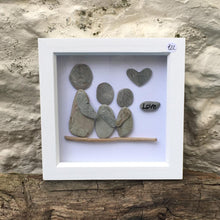 Rosey Reed Medium (18cm) Sea Glass & Pebble Pictures