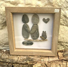 Rosey Reed Medium (18cm) Sea Glass & Pebble Pictures