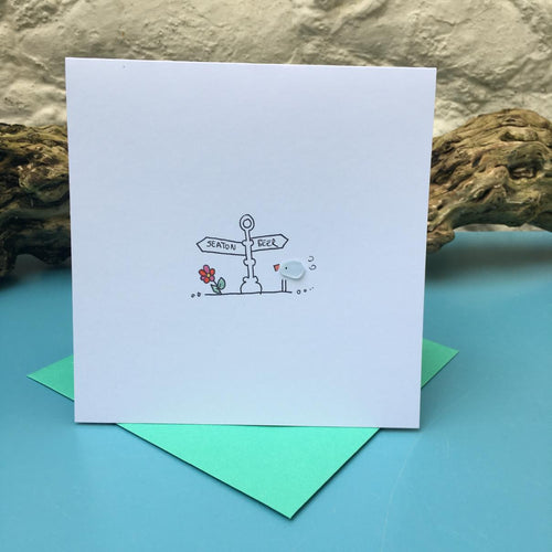 Handmade Sea Glass Cards