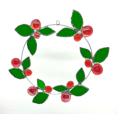 Stained Glass Christmas Wreaths - 16/12