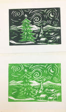 Two Colour Lino Printing - 1/2