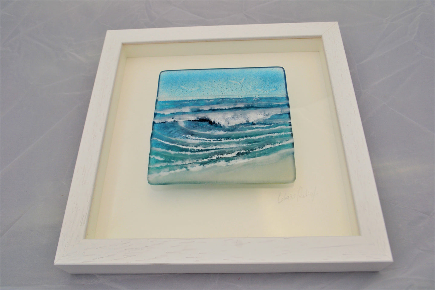 Glass Relief - Wave in a box