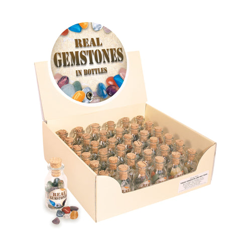 Real Gemstones in Bottles