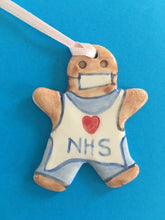 NHS Ceramic Heart & Nurse Decorations