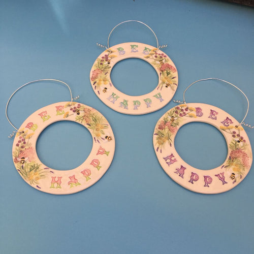 Word Ring Shaped Hangings