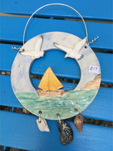 Sail Boat & Seagull Ring Hangings