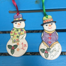 Handmade Ceramic Christmas Decorations