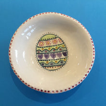 Round Ceramic Dishes - Easter Egg