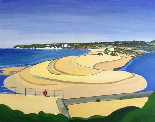 Axmouth Harbour towards Seaton - Annabel Glassby Prints