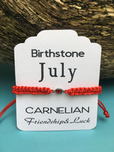 Birthstone Macrame Friendship Bracelets