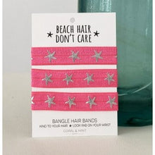 Coral & Mint Beach Hair Bangle Bands