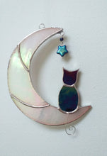 Devon Glass Studio Cat on the Moon