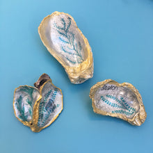 Hand Decoupaged Oyster Shells - Made by V