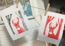 Lino Printing Christmas Cards -  9/11 & 14/11