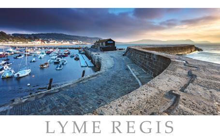 Large Postcards - Beer Boats & Lyme Regis