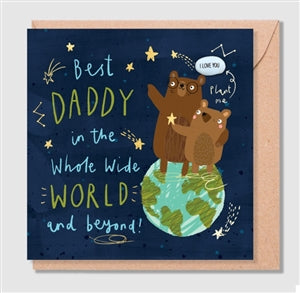 Best Daddy Card with Magic Growing Bean