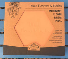 Large Clay Microwaveable Flower And Herb Press