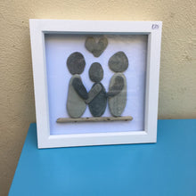 Rosey Reed Large (23cm) Sea Glass & Pebble Pictures