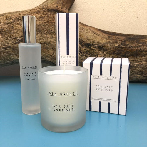 Sea Breeze Candles, Reed Diffuser & Room Spray