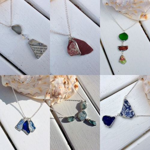 Sea Glass Jewellery -  15/12, 16/2 & 16/3