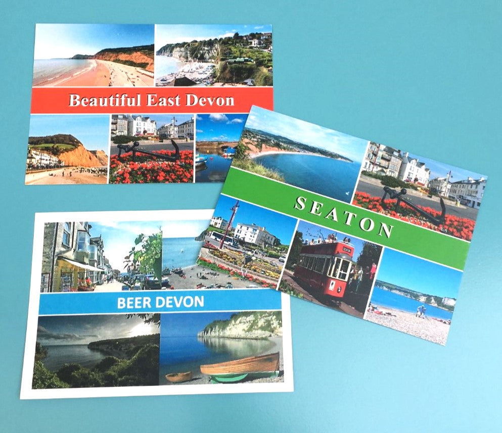 Seaton, Beer & East Devon Postcards – Coastal Craft Collective