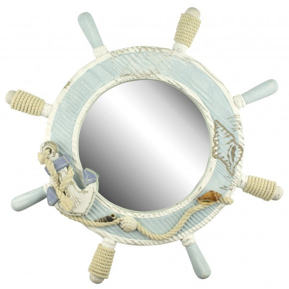 Ship's Wheel Mirror