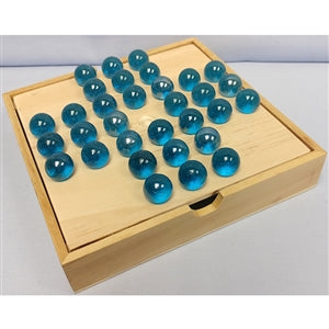 Wooden Retro Solitaire Game